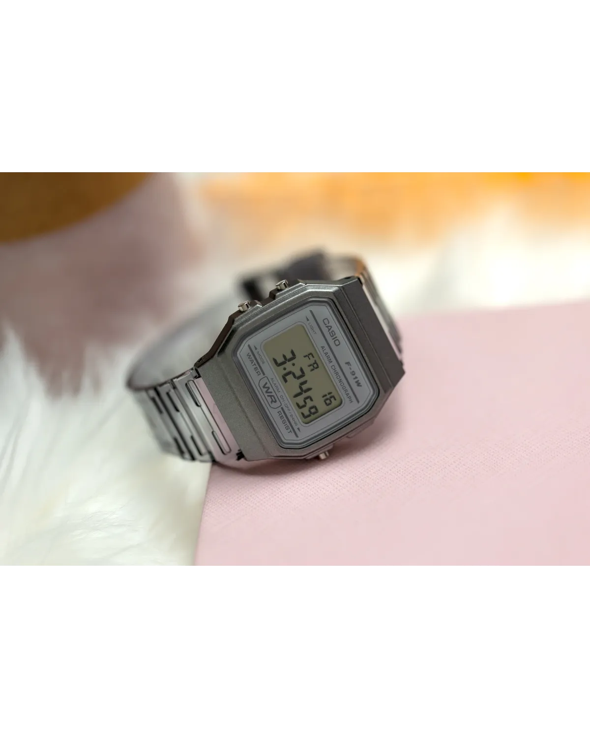 Zegarek Unisex Casio Retro Vintage F-91WS-8DF(zd648d)