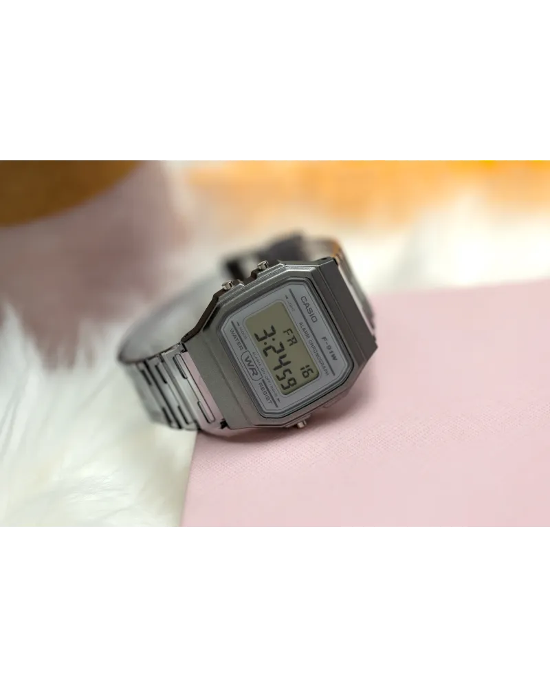 Zegarek Unisex Casio Retro Vintage F-91WS-8DF(zd648d)