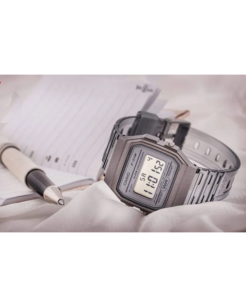 Zegarek Unisex Casio Retro Vintage F-91WS-8DF(zd648d)