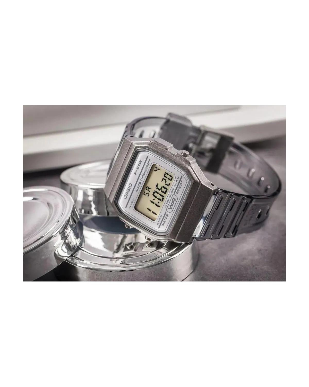 Zegarek Unisex Casio Retro Vintage F-91WS-8DF(zd648d)