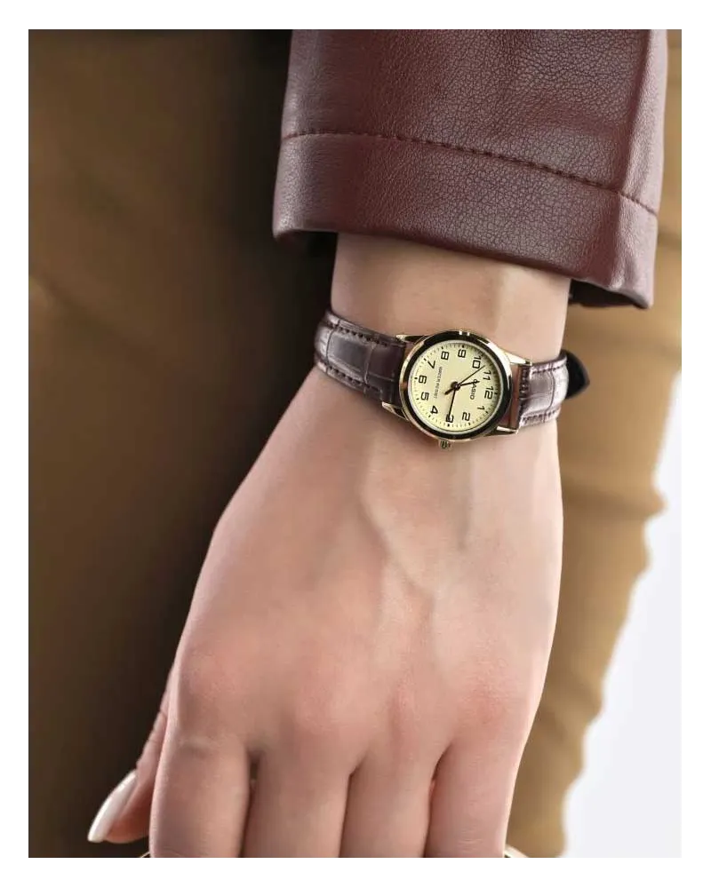 ZEGAREK DAMSKI CASIO LTP-V001GL-9B (zd588b) + BOX ZEGAREK DAMSKI CASIO LTP-V001GL-9B (zd588b) + BOX