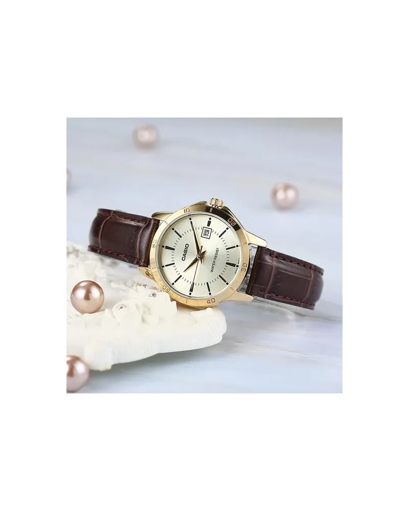 ZEGAREK DAMSKI CASIO LTP-V004GL-9A (zd569d) + BOX ZEGAREK DAMSKI CASIO LTP-V004GL-9A (zd569d) + BOX