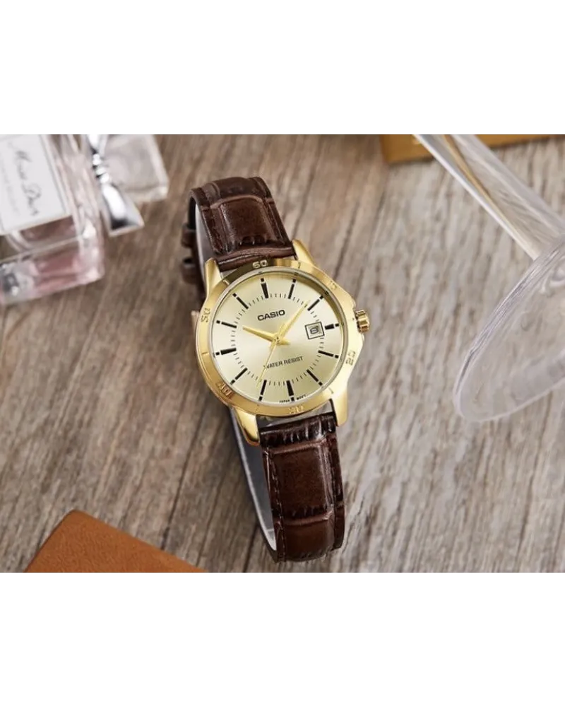 ZEGAREK DAMSKI CASIO LTP-V004GL-9A (zd569d) + BOX ZEGAREK DAMSKI CASIO LTP-V004GL-9A (zd569d) + BOX