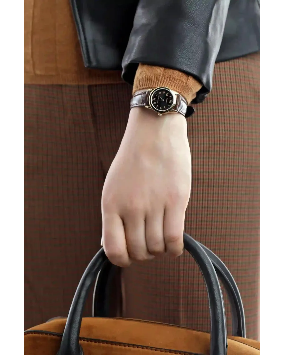 Zegarek Casio Damski Collection LTP-V001GL-1B + BOX Zegarek Casio Damski Collection LTP-V001GL-1B + BOX