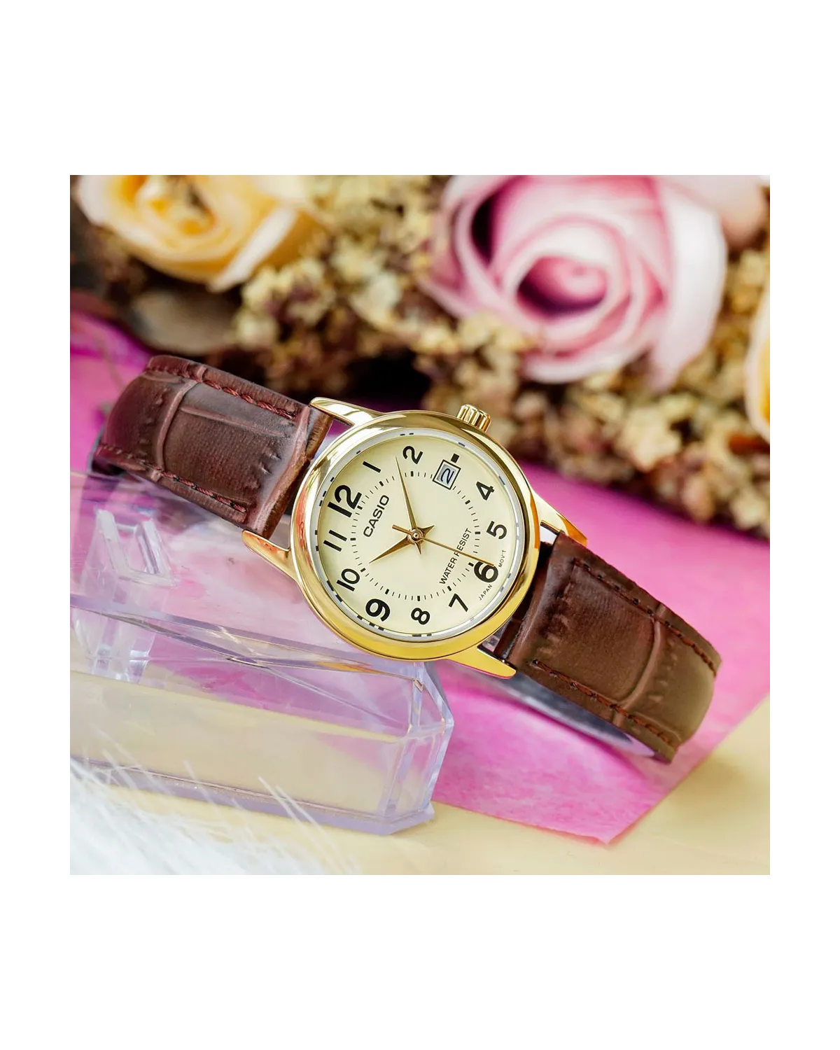 ZEGAREK DAMSKI CASIO LTP-V002GL 9BUDF (zd584e) + BOX ZEGAREK DAMSKI CASIO LTP-V002GL 9BUDF (zd584e) + BOX