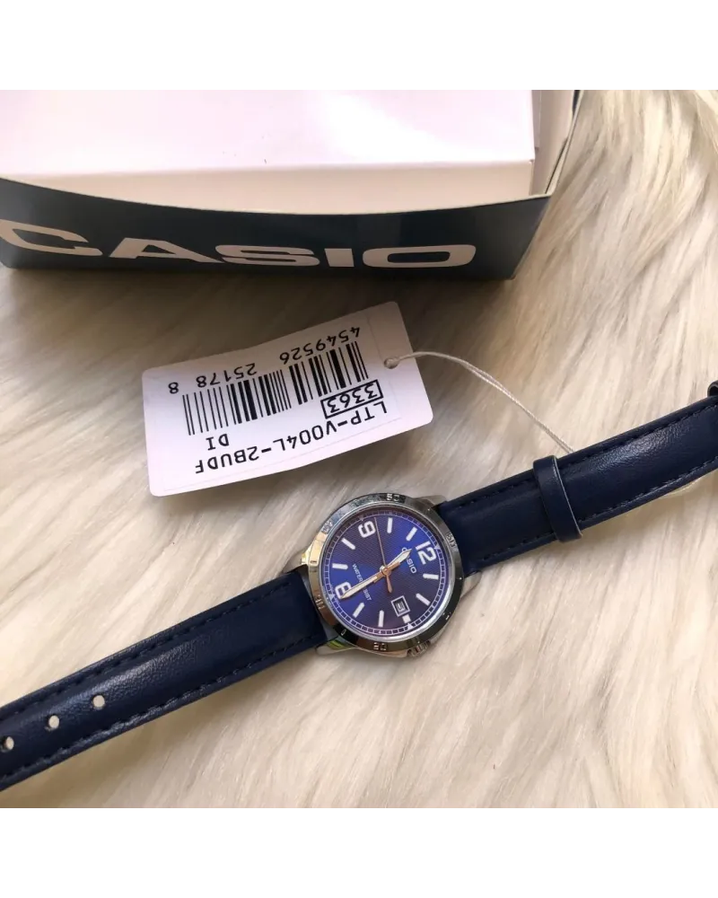 Zegarek Damski Casio LTP-V004L-2B (zd568g) + BOX Zegarek Damski Casio LTP-V004L-2B (zd568g) + BOX