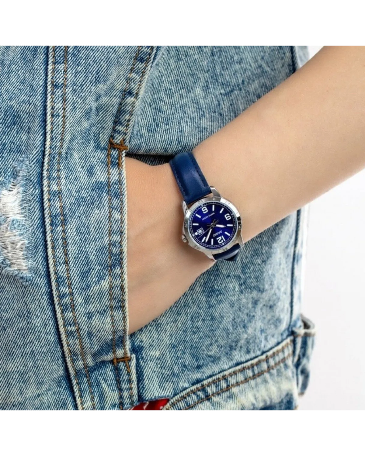 Zegarek Damski Casio LTP-V004L-2B (zd568g) + BOX Zegarek Damski Casio LTP-V004L-2B (zd568g) + BOX