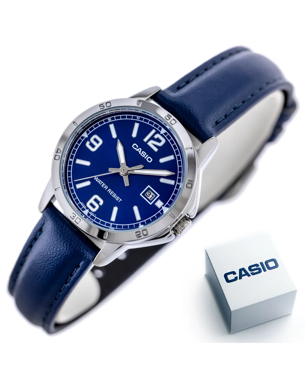 Zegarek Damski Casio LTP-V004L-2B (zd568g) + BOX Zegarek Damski Casio LTP-V004L-2B (zd568g) + BOX