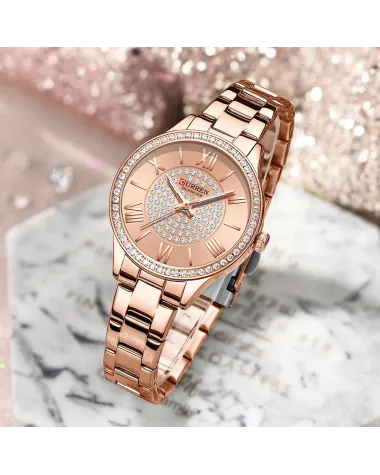 ZEGAREK DAMSKI CURREN 9084 (zc509b) + BOX