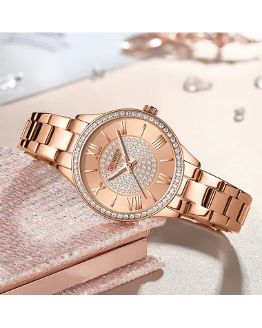 ZEGAREK DAMSKI CURREN 9084 (zc509b) + BOX