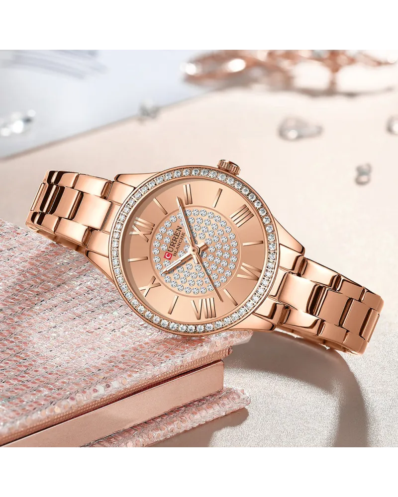 ZEGAREK DAMSKI CURREN 9084 (zc509b) + BOX