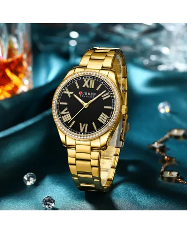 ZEGAREK DAMSKI CURREN 9088 (zc510c) + BOX