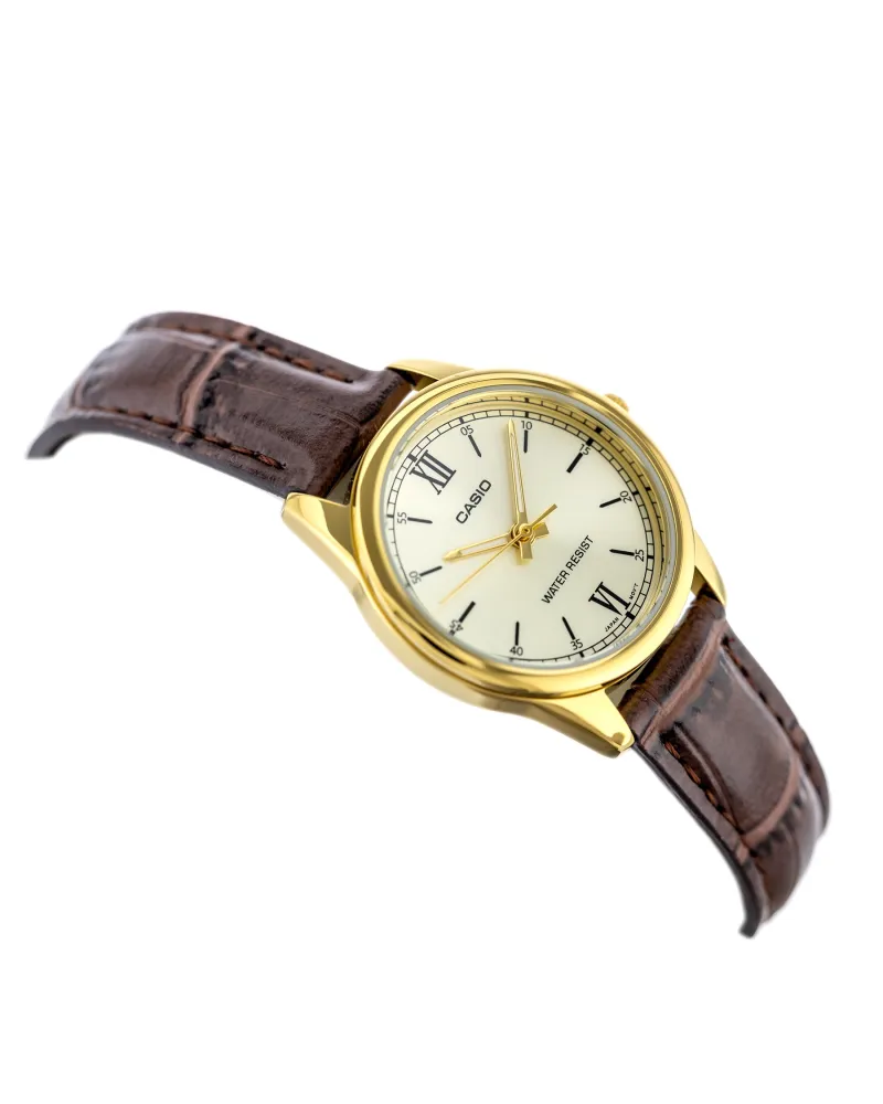 Zegarek Damski Casio Collection LTP-V005GL-9BUDF (zd582k) + BOX Zegarek Damski Casio Collection LTP-V005GL-9BUDF (zd582k) + BOX