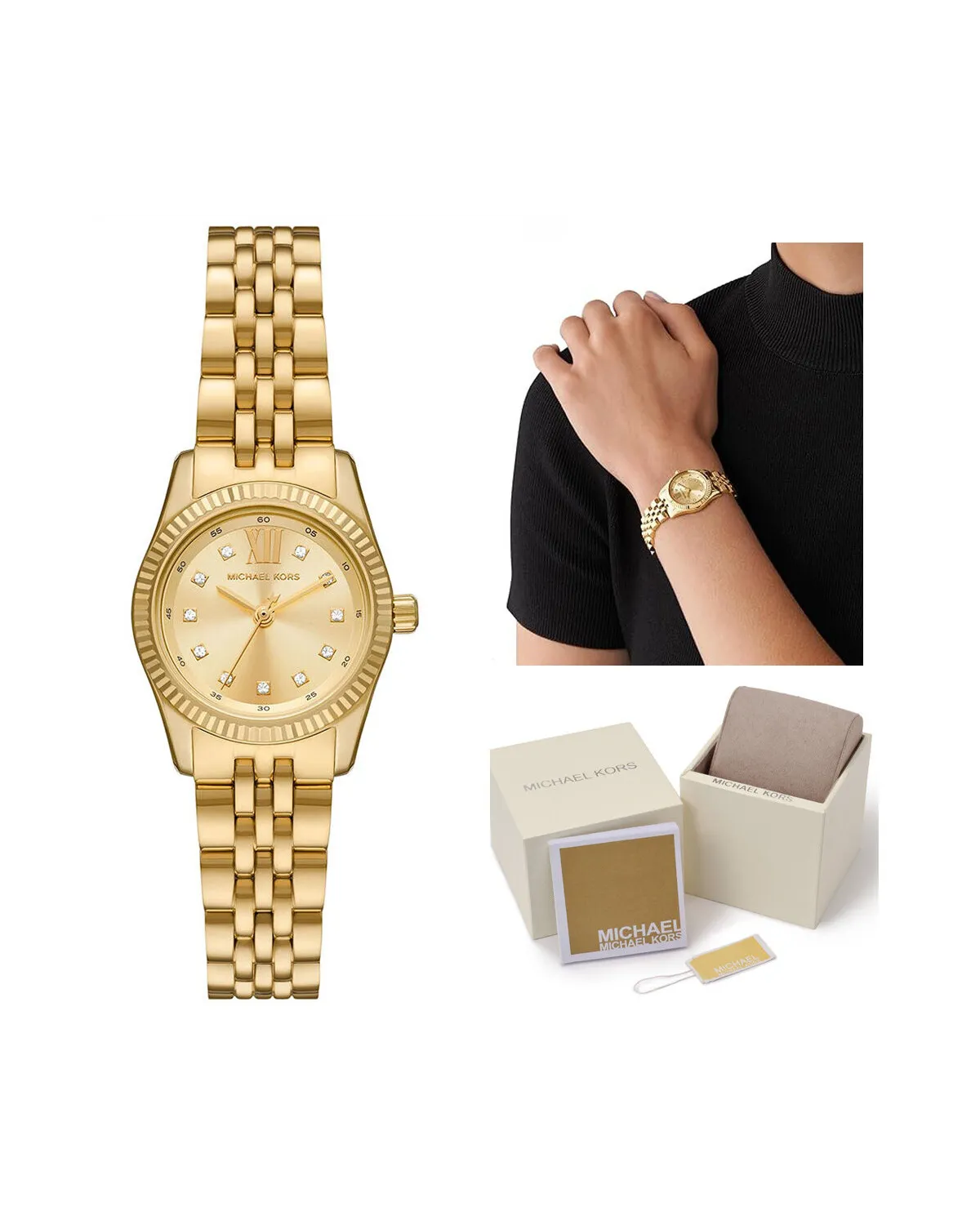 ZEGAREK DAMSKI MICHAEL KORS MK4741 - LEXINGTON + BOX