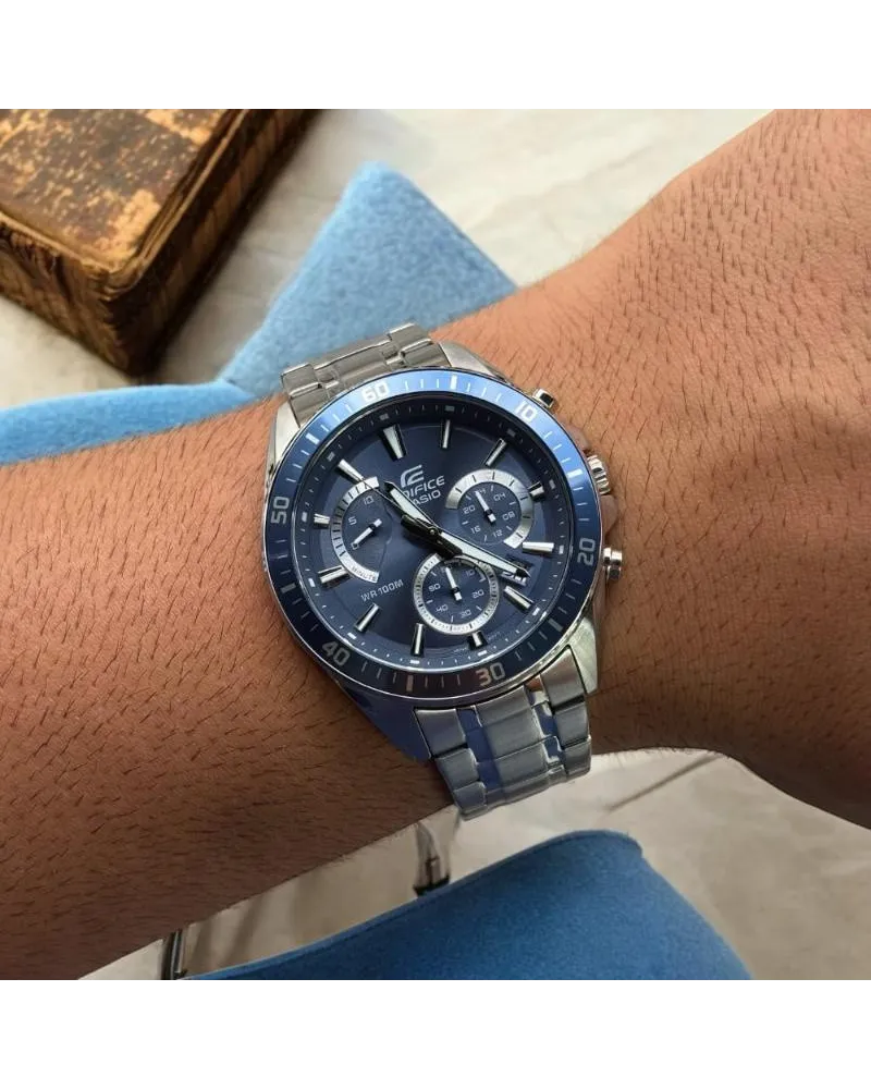 ZEGAREK MĘSKI CASIO EDIFICE EFR-552D-2AVUDF - 10ATM (zd094d) + BOX ZEGAREK MĘSKI CASIO EDIFICE EFR-552D-2AVUDF - 10ATM (zd094d) + BOX