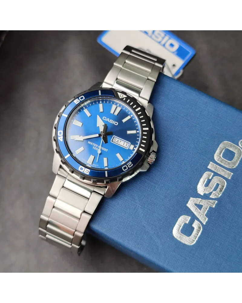 Zegarek Męski Casio Collection MTD-125D-2A1 + BOX Zegarek Męski Casio Collection MTD-125D-2A1 + BOX