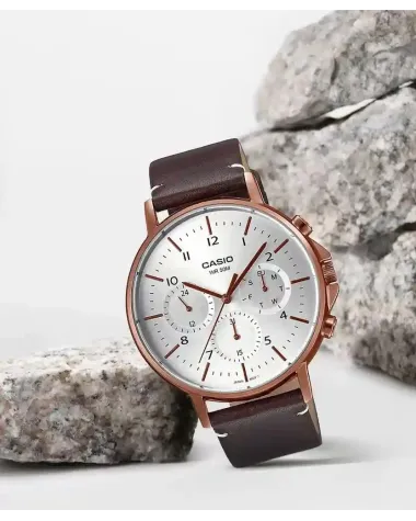 ZEGAREK MĘSKI CASIO MTP-E321RL-5A (zd190b) + BOX