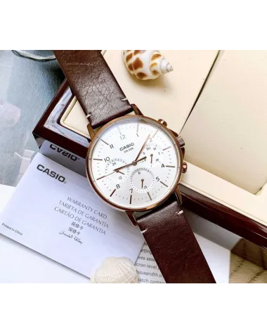 ZEGAREK MĘSKI CASIO MTP-E321RL-5A (zd190b) + BOX