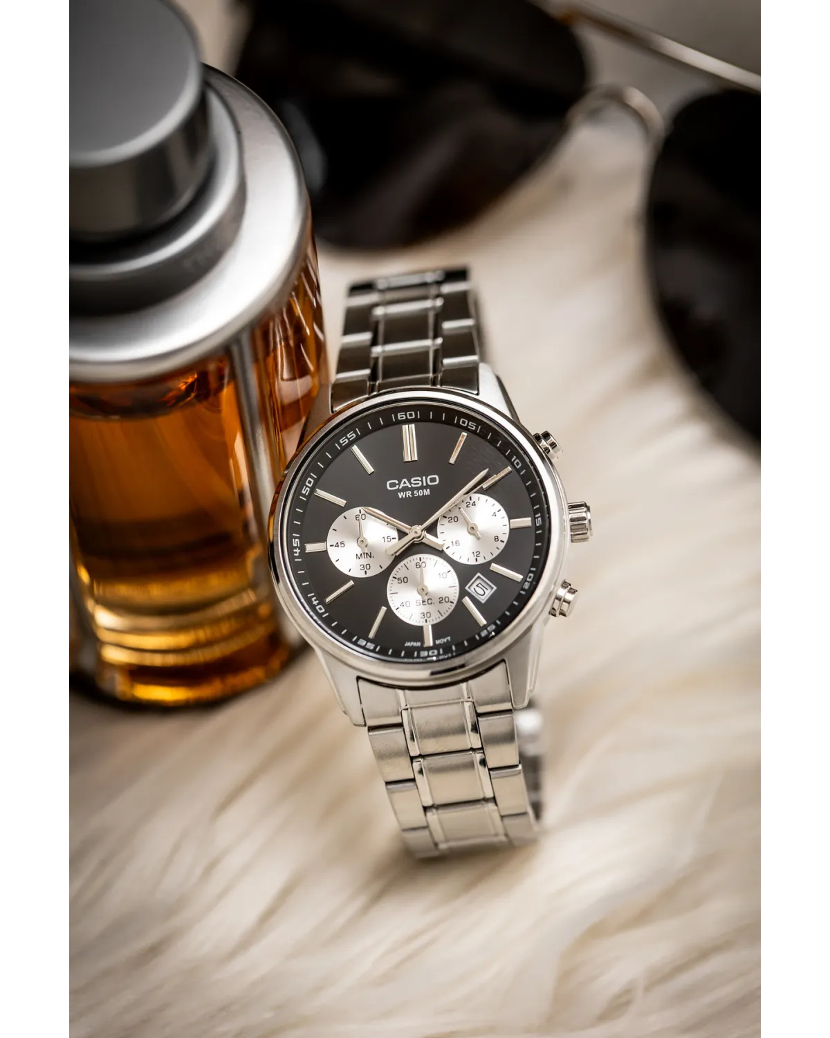 ZEGAREK MĘSKI CASIO MTP-E515D-1A (zd265a) + BOX ZEGAREK MĘSKI CASIO MTP-E515D-1A (zd265a) + BOX