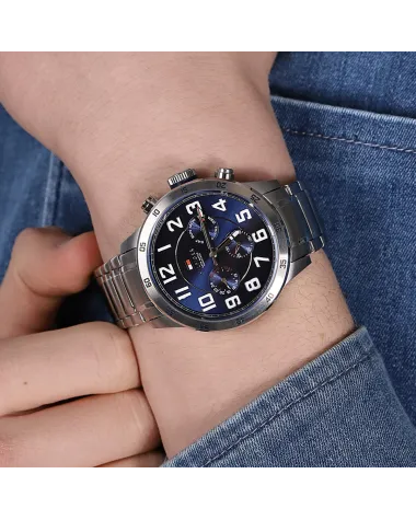 ZEGAREK MĘSKI TOMMY HILFIGER 1791053 TREND (zf078b) + BOX ZEGAREK MĘSKI TOMMY HILFIGER 1791053 TREND (zf078b) + BOX