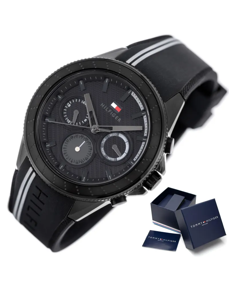 ZEGAREK MĘSKI TOMMY HILFIGER 1791861 Aiden (zf095a) + BOX ZEGAREK MĘSKI TOMMY HILFIGER 1791861 Aiden (zf095a) + BOX