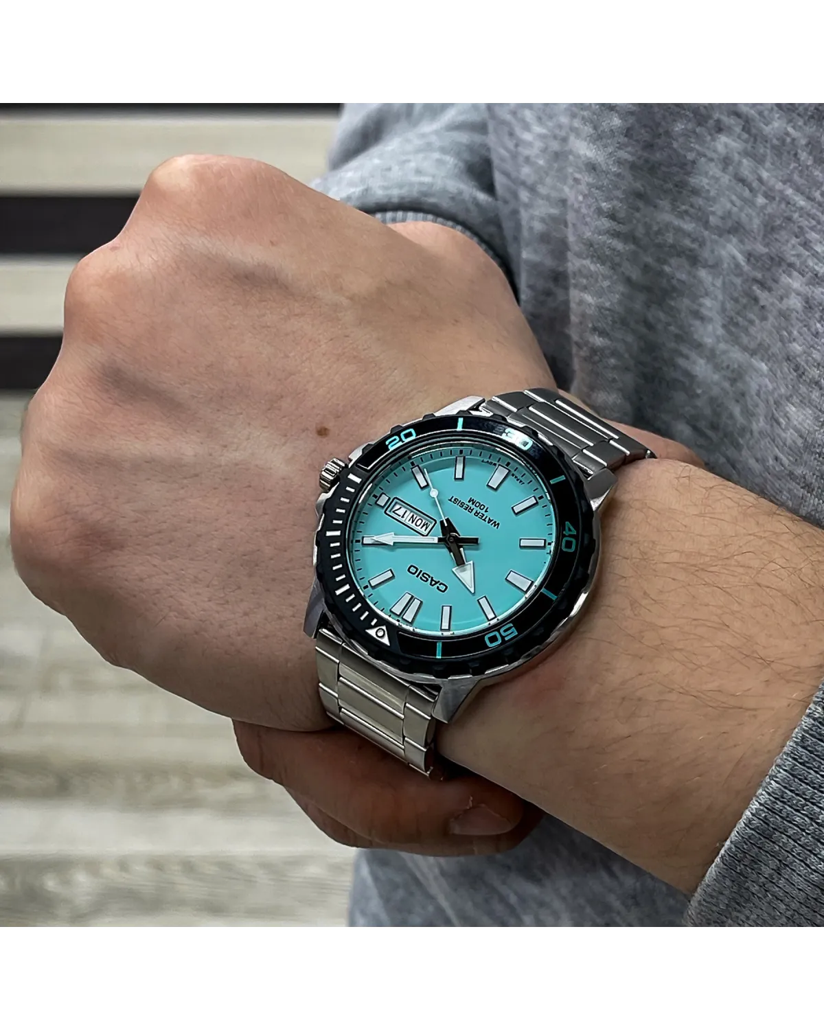 Zegarek Męski Casio  MTD-125D-2A2 + BOX WR100