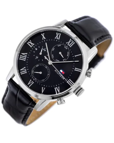 ZEGAREK MĘSKI TOMMY HILFIGER 1791401 KANE (zf045c) + BOX ZEGAREK MĘSKI TOMMY HILFIGER 1791401 KANE (zf045c) + BOX