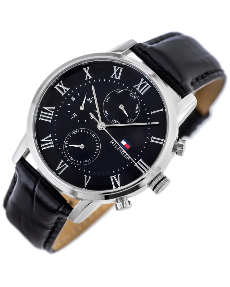 ZEGAREK MĘSKI TOMMY HILFIGER 1791401 KANE (zf045c) + BOX ZEGAREK MĘSKI TOMMY HILFIGER 1791401 KANE (zf045c) + BOX