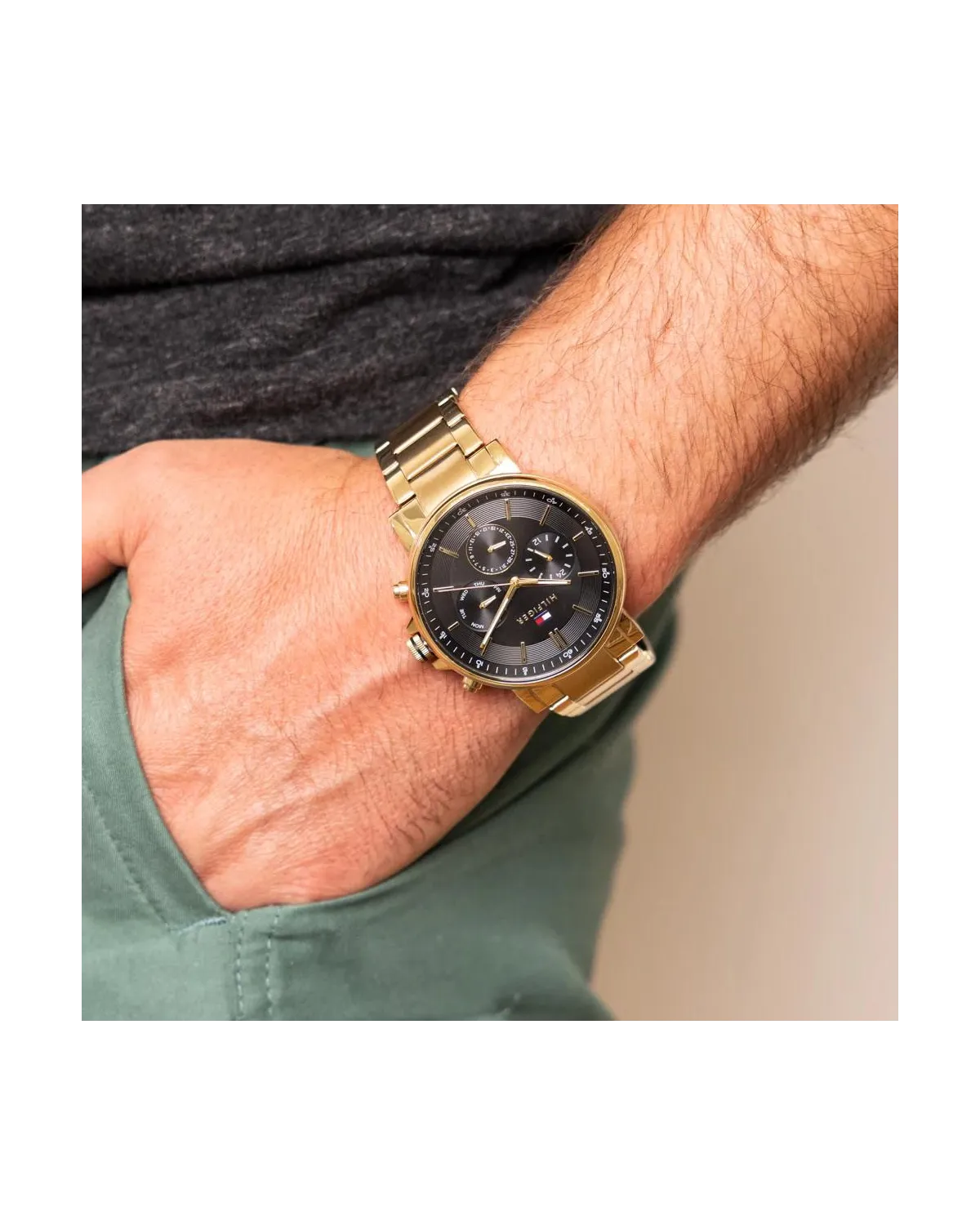 ZEGAREK MĘSKI TOMMY HILFIGER TYSON 1710589 (zf100b) + BOX ZEGAREK MĘSKI TOMMY HILFIGER TYSON 1710589 (zf100b) + BOX