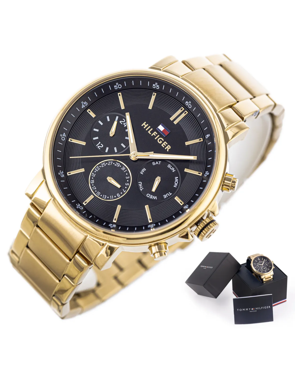 ZEGAREK MĘSKI TOMMY HILFIGER TYSON 1710589 (zf100b) + BOX ZEGAREK MĘSKI TOMMY HILFIGER TYSON 1710589 (zf100b) + BOX