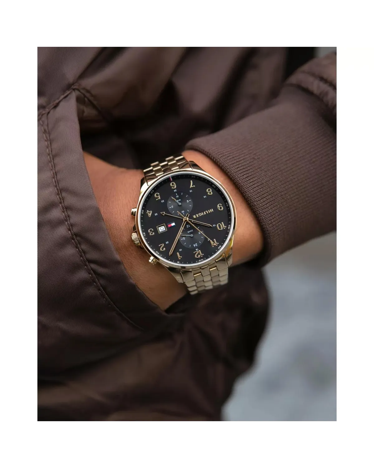 ZEGAREK MĘSKI TOMMY HILFIGER 1791708 WEST (zf018b) + BOX ZEGAREK MĘSKI TOMMY HILFIGER 1791708 WEST (zf018b) + BOX