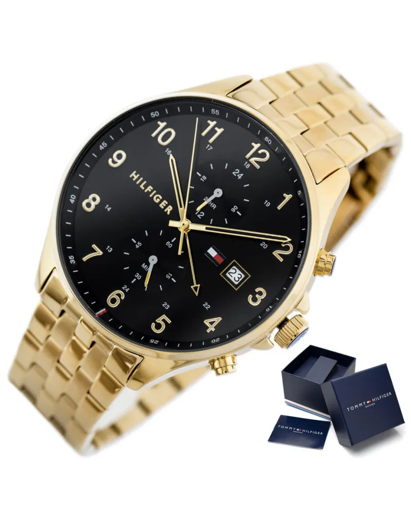 ZEGAREK MĘSKI TOMMY HILFIGER 1791708 WEST (zf018b) + BOX ZEGAREK MĘSKI TOMMY HILFIGER 1791708 WEST (zf018b) + BOX