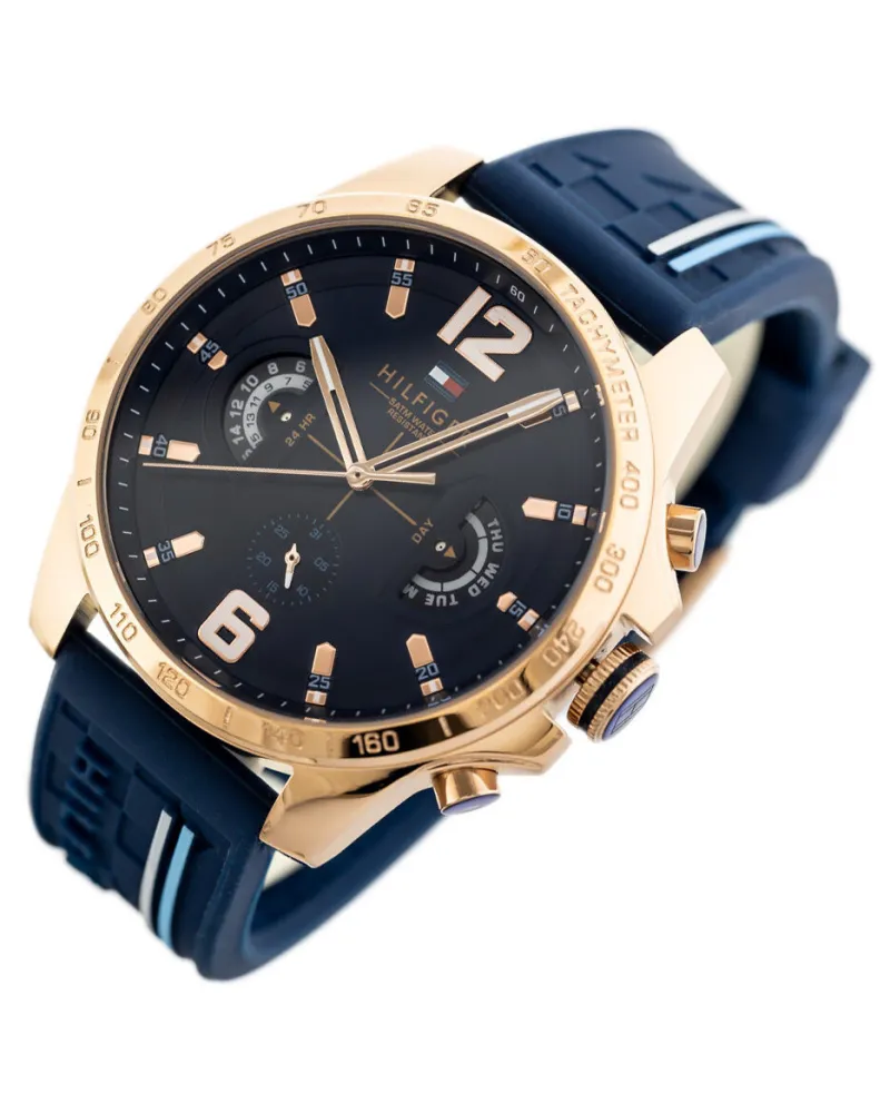 ZEGAREK MĘSKI TOMMY HILFIGER 1791474 DECKER (zf001d) + BOX