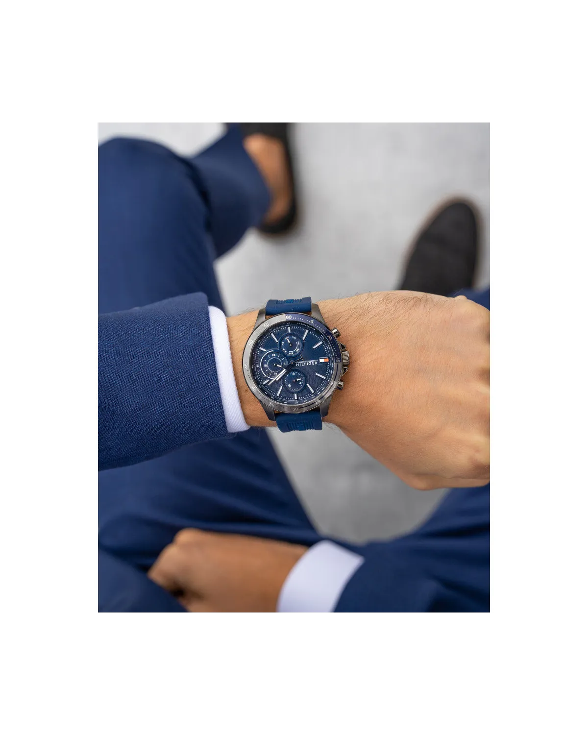 ZEGAREK MĘSKI TOMMY HILFIGER 1791721 BANK (zf023a)