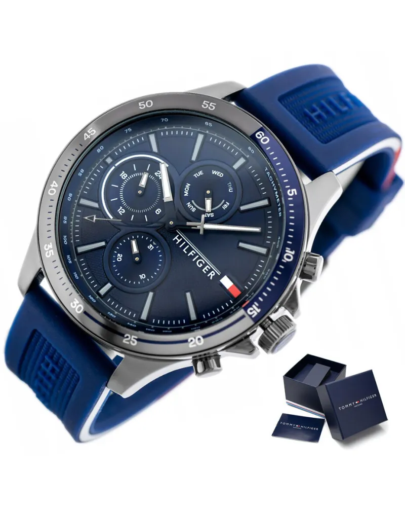 ZEGAREK MĘSKI TOMMY HILFIGER 1791721 BANK (zf023a)