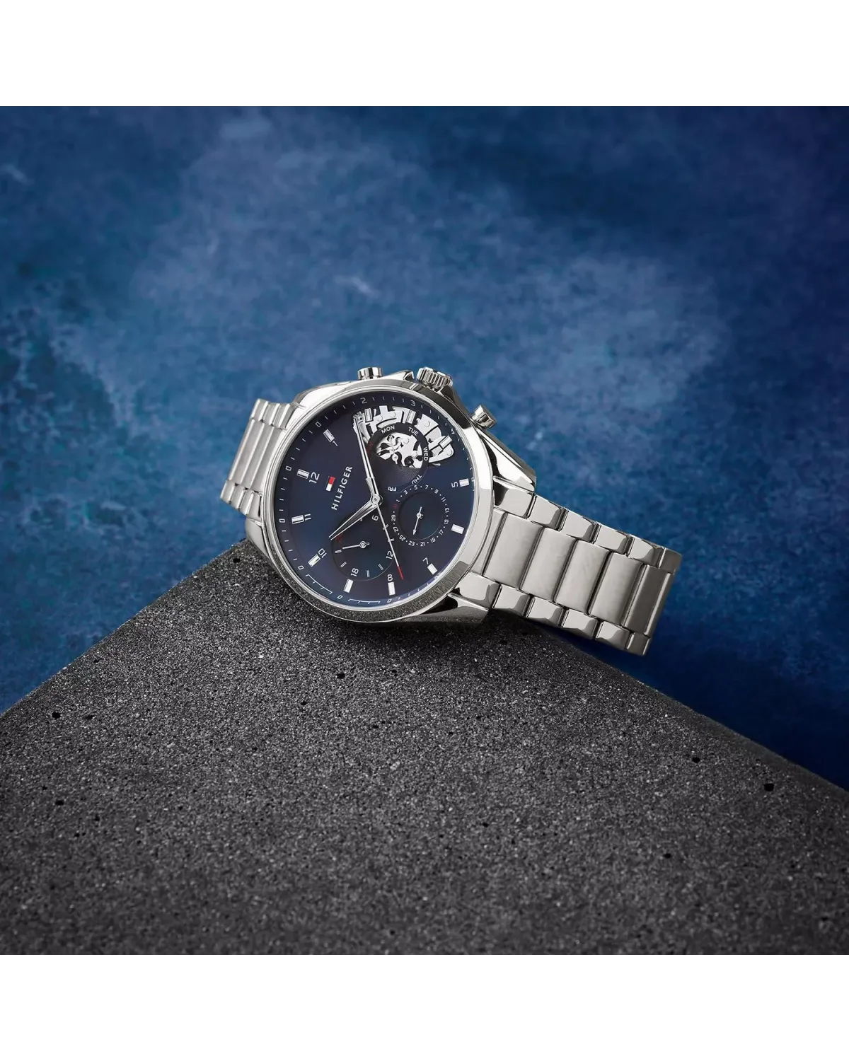 ZEGAREK MĘSKI TOMMY HILFIGER 1710448 BAKER (zf053a ZEGAREK MĘSKI TOMMY HILFIGER 1710448 BAKER (zf053a