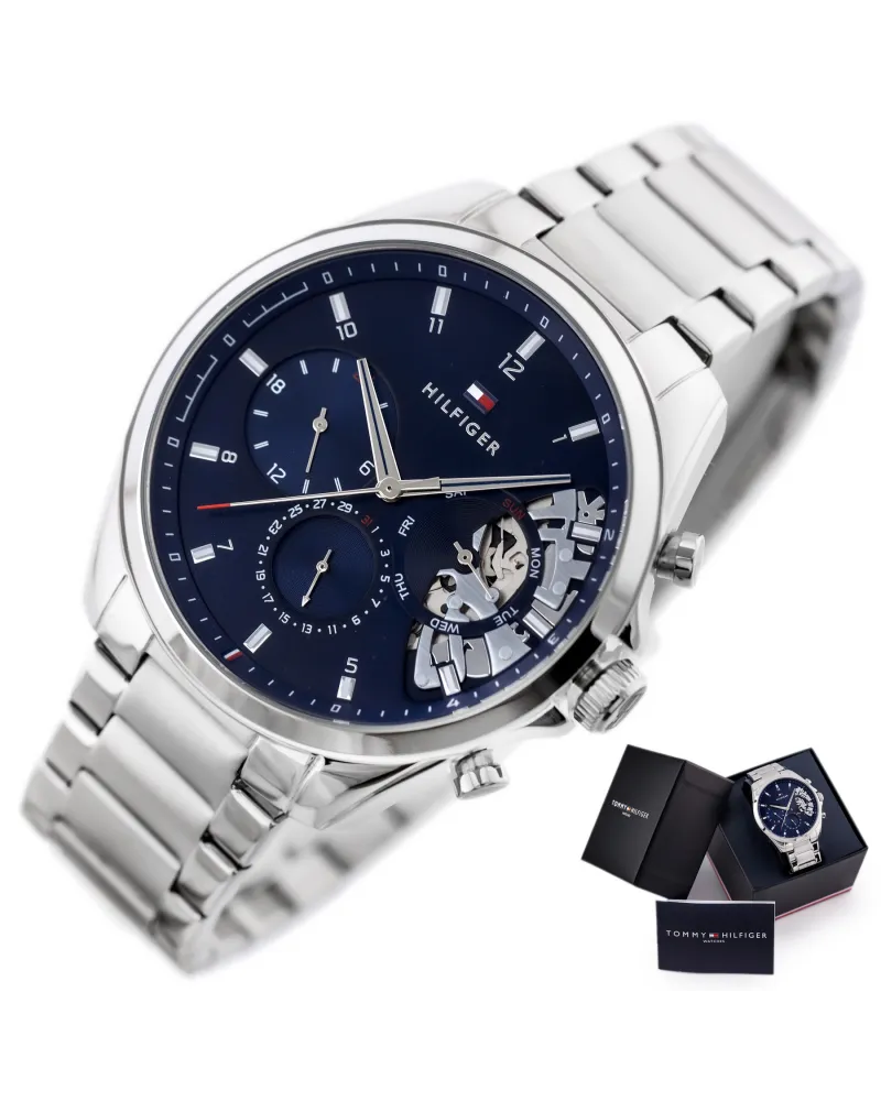 ZEGAREK MĘSKI TOMMY HILFIGER 1710448 BAKER (zf053a ZEGAREK MĘSKI TOMMY HILFIGER 1710448 BAKER (zf053a