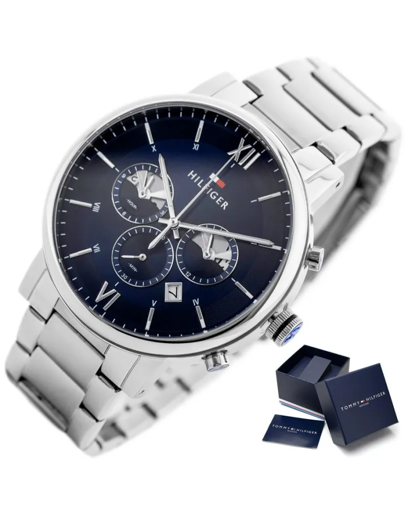 ZEGAREK MĘSKI TOMMY HILFIGER 1710409 EVAN (zf033b) + BOX ZEGAREK MĘSKI TOMMY HILFIGER 1710409 EVAN (zf033b) + BOX
