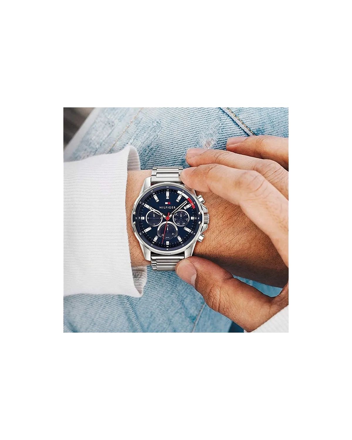 ZEGAREK MĘSKI TOMMY HILFIGER 1791788 MASON (zf035b) + BOX ZEGAREK MĘSKI TOMMY HILFIGER 1791788 MASON (zf035b) + BOX