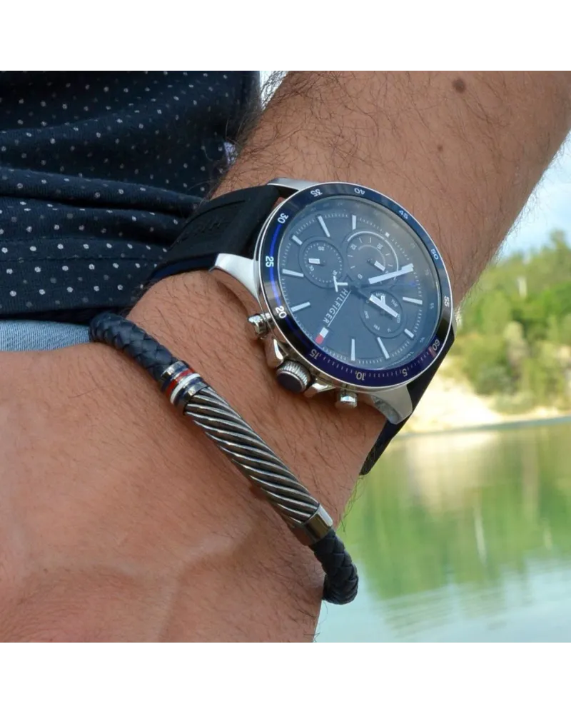 ZEGAREK MĘSKI TOMMY HILFIGER 1791724 BANK (zf023d)