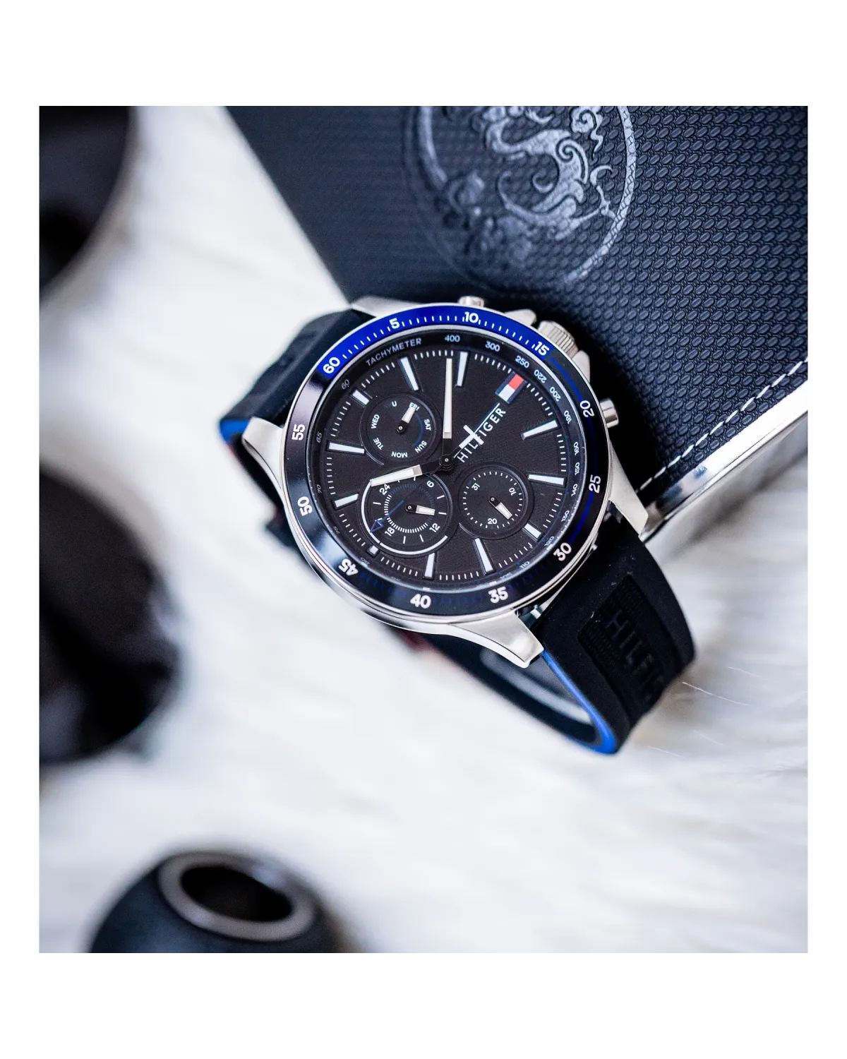 ZEGAREK MĘSKI TOMMY HILFIGER 1791724 BANK (zf023d)