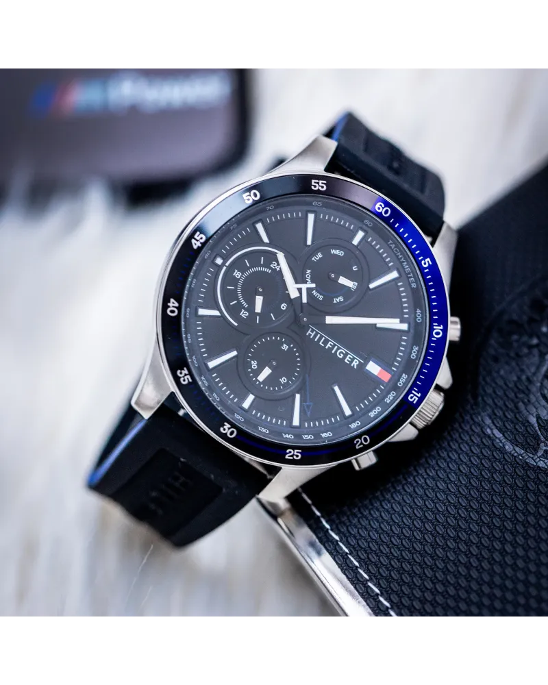 ZEGAREK MĘSKI TOMMY HILFIGER 1791724 BANK (zf023d)