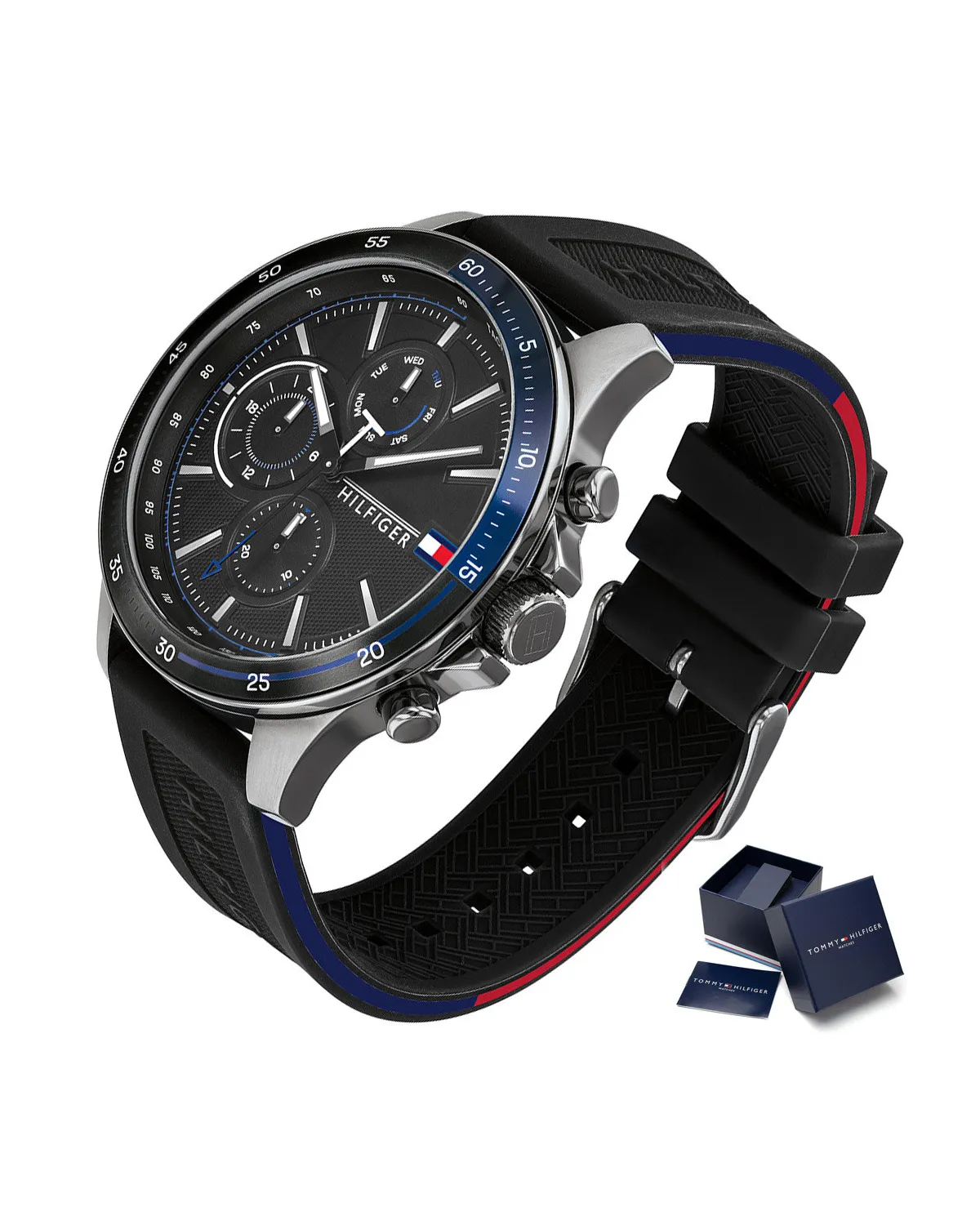 ZEGAREK MĘSKI TOMMY HILFIGER 1791724 BANK (zf023d)