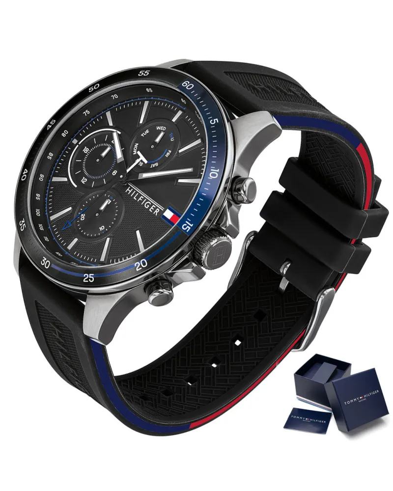 ZEGAREK MĘSKI TOMMY HILFIGER 1791724 BANK (zf023d)