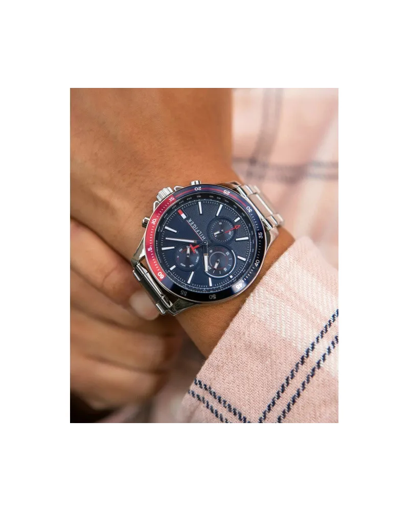 ZEGAREK MĘSKI TOMMY HILFIGER 1791718 BANK (zf022a)