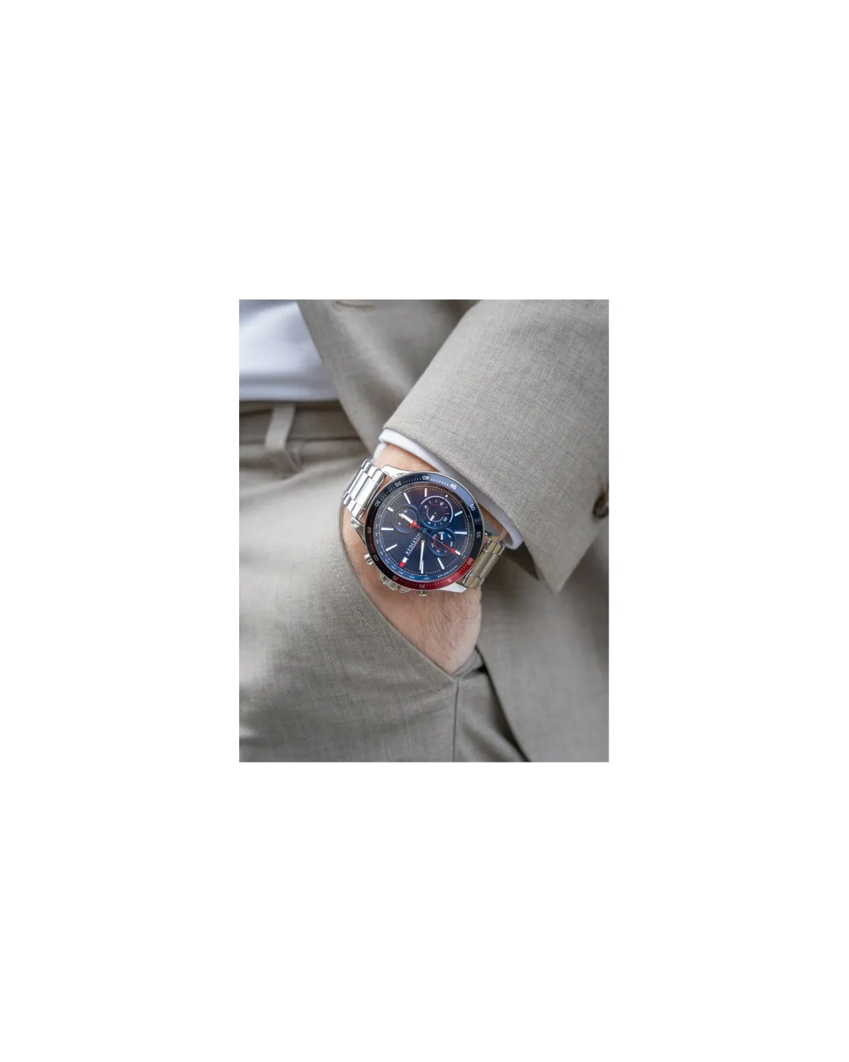 ZEGAREK MĘSKI TOMMY HILFIGER 1791718 BANK (zf022a)