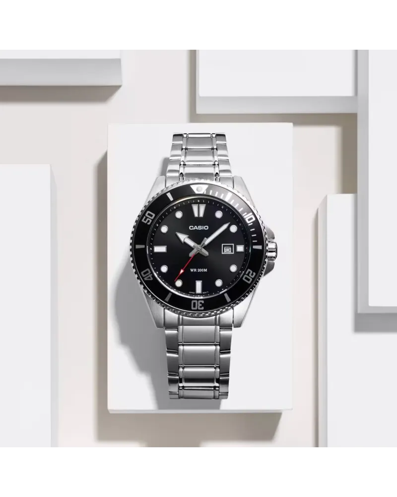 Zegarek Męski Casio MDV-107D-1A1 WR200 + BOX Zegarek Męski Casio MDV-107D-1A1 WR200 + BOX