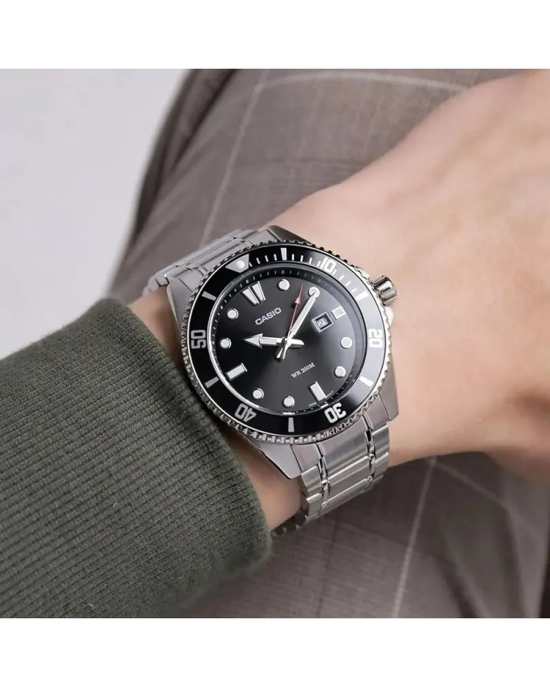 Zegarek Męski Casio MDV-107D-1A1 WR200 + BOX Zegarek Męski Casio MDV-107D-1A1 WR200 + BOX