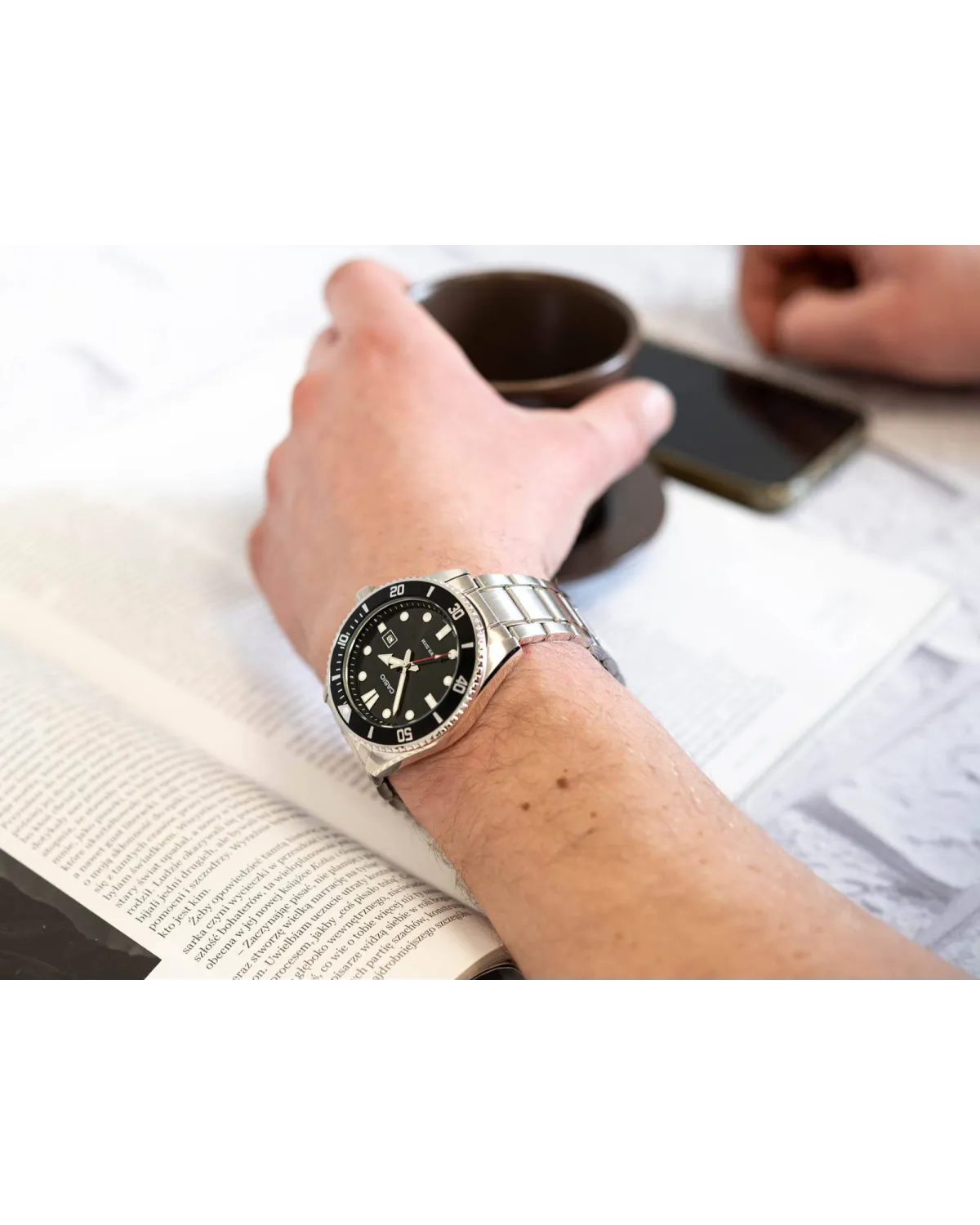 Zegarek Męski Casio MDV-107D-1A1 WR200 + BOX Zegarek Męski Casio MDV-107D-1A1 WR200 + BOX