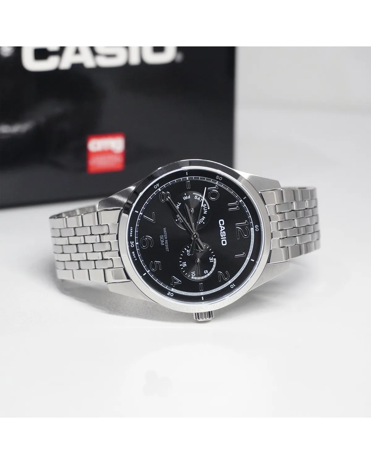 ZEGAREK MĘSKI CASIO MTP-E340D-1A (zd264a) + BOX ZEGAREK MĘSKI CASIO MTP-E340D-1A (zd264a) + BOX